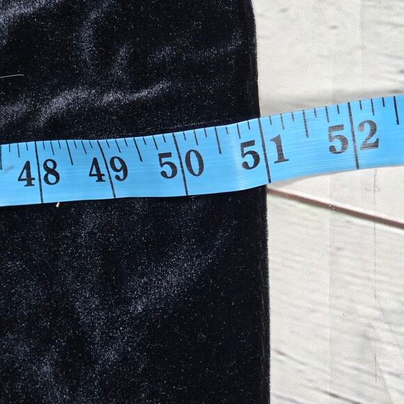 Vintage Doncaster Black‎ Velvet Sleeveless Maxi Dress 8 - Picture 7 of 7